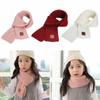 Winter Soft Thick Neck Warmer Knitted Scarf Warm Kids Scarf