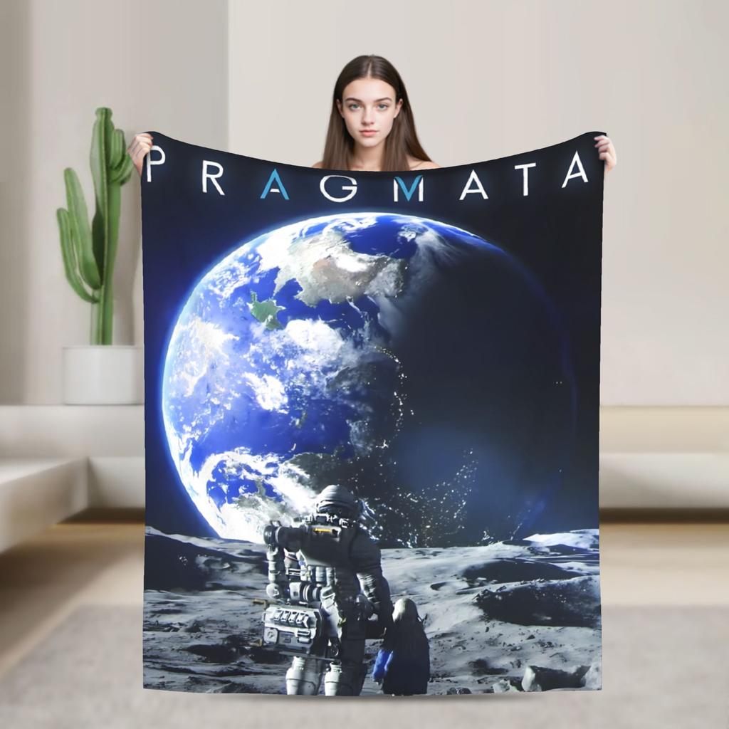 Pragmata Duo- Diana & Hugh Chibi Style Blankets Super Soft Throw Blanket Spring Couch Chair Sofa Bed Comfortable Bedspread