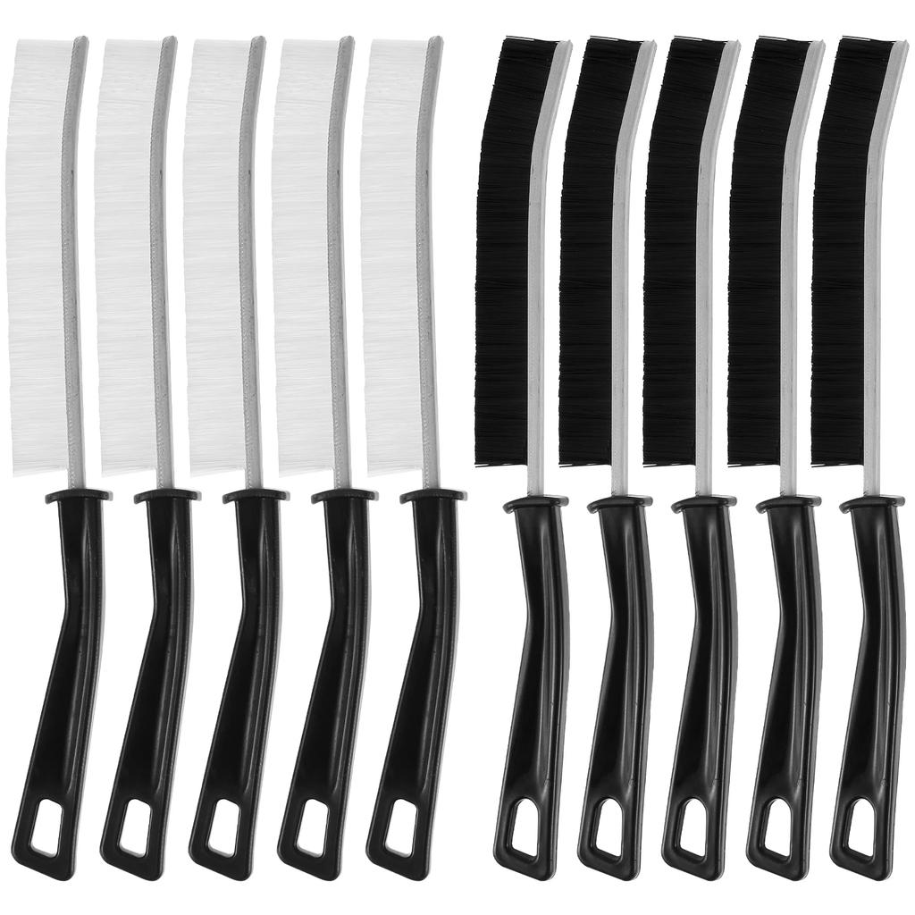 10 Piece Multifunctional Slit Brush Cleaning Brush Micro Door And Window Track Groove Slit Tube Cleaning Scrub Brush
