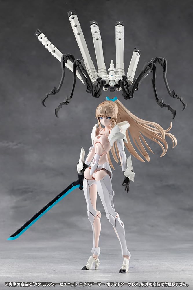 Kotobukiya Infinite Encounter Megalomaria Metamorphosis Unit White Sorceress Approximately 170mm Tall Plastic Model Kit Ex-Armor - - Non-Scale