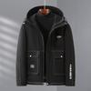 Plus Size 10XL Winter Men Jacket Parka Thick Warm Men Black Coat Cargo Loose Hooded Oversized Big Clothes