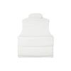 Fila Letter Logo Print Lined Loose Down Vest Unisex Vest Milk-White F51U349903F-IV