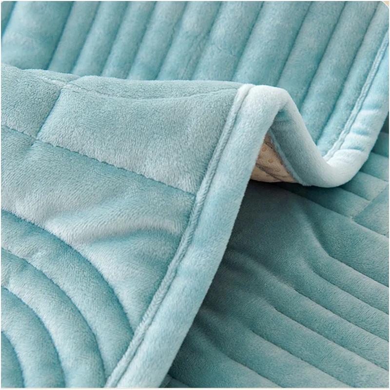 Plush Mat Soft Sofa Cover Nonslip Couch Cover For Living Room Chaise Lounge Sofa Slipcovers Universal L Shape Corner Sofa Towel