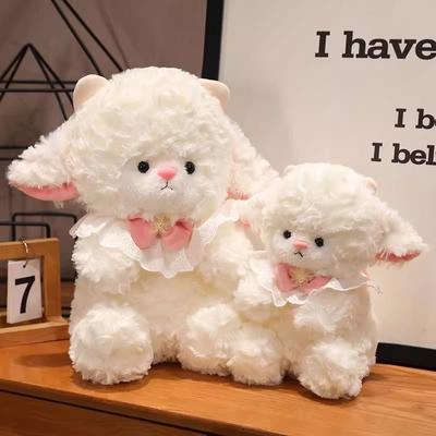 Новая плюшевая игрушка овечка бэ принцесса овечка кукла милая шляпа на день рождения кукла ягненок подарок на День святого Валентина