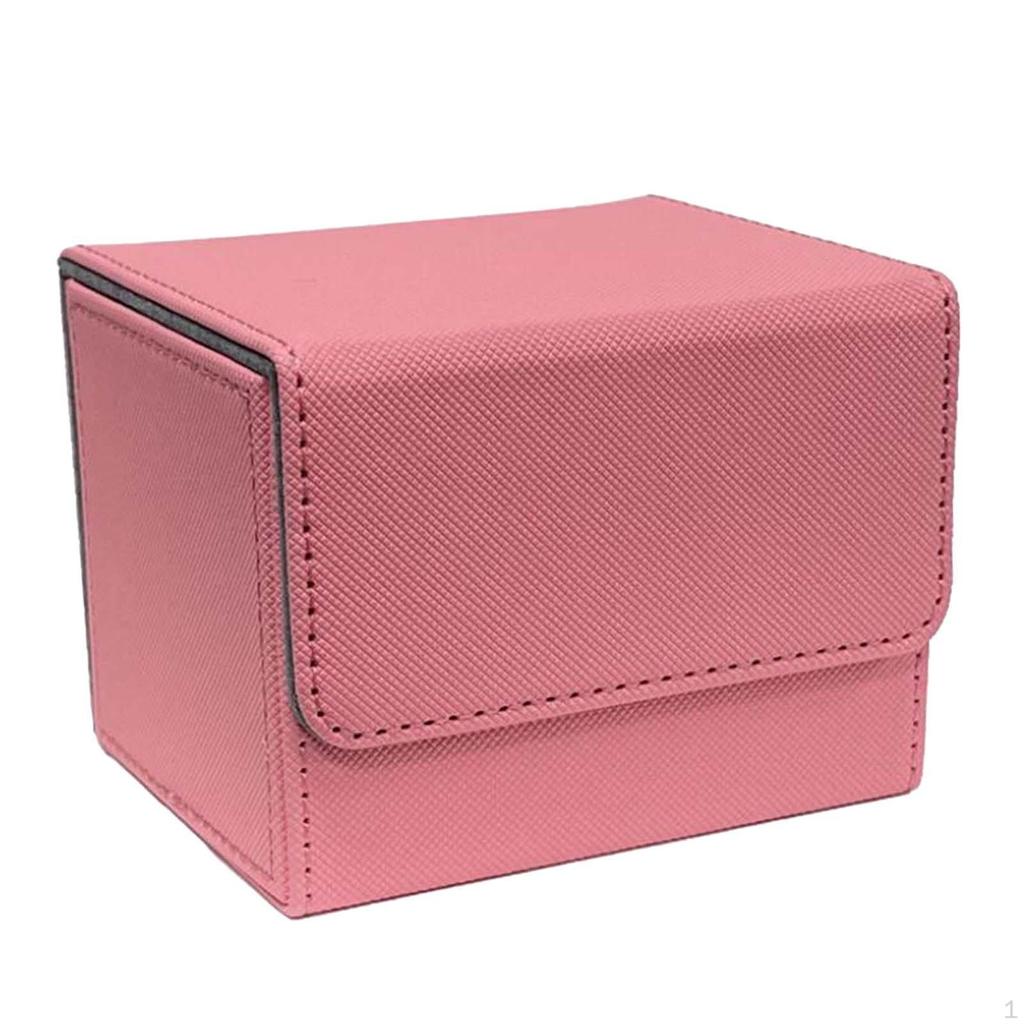 Trading Card Deck Box PU Leather Magnetic Closure Cards