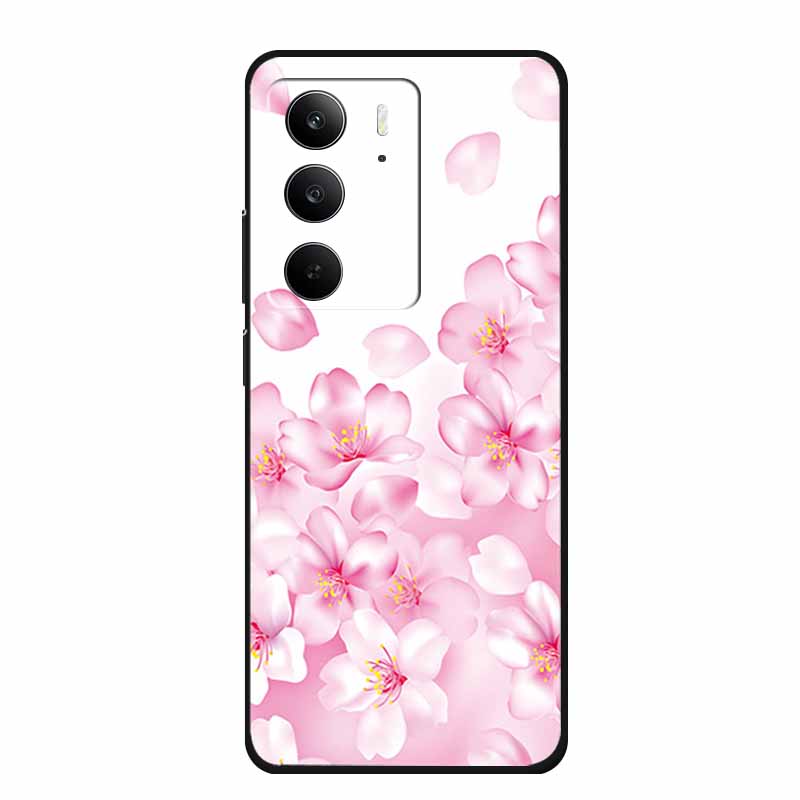 Для Realme Narzo 80 Lite 5G Чехол Narzo80 Lite Чехол Мультяшный Кот ТПУ Черный Силикон Мягкий Чехол для Телефона Для Realme Narzo 80Lite Funda