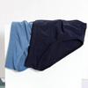 Men Briefs Low-rise Elastic Waistband Ice Silk Briefs Solid Color Ice Silk Summer Thin Panties High Elastic Underwear