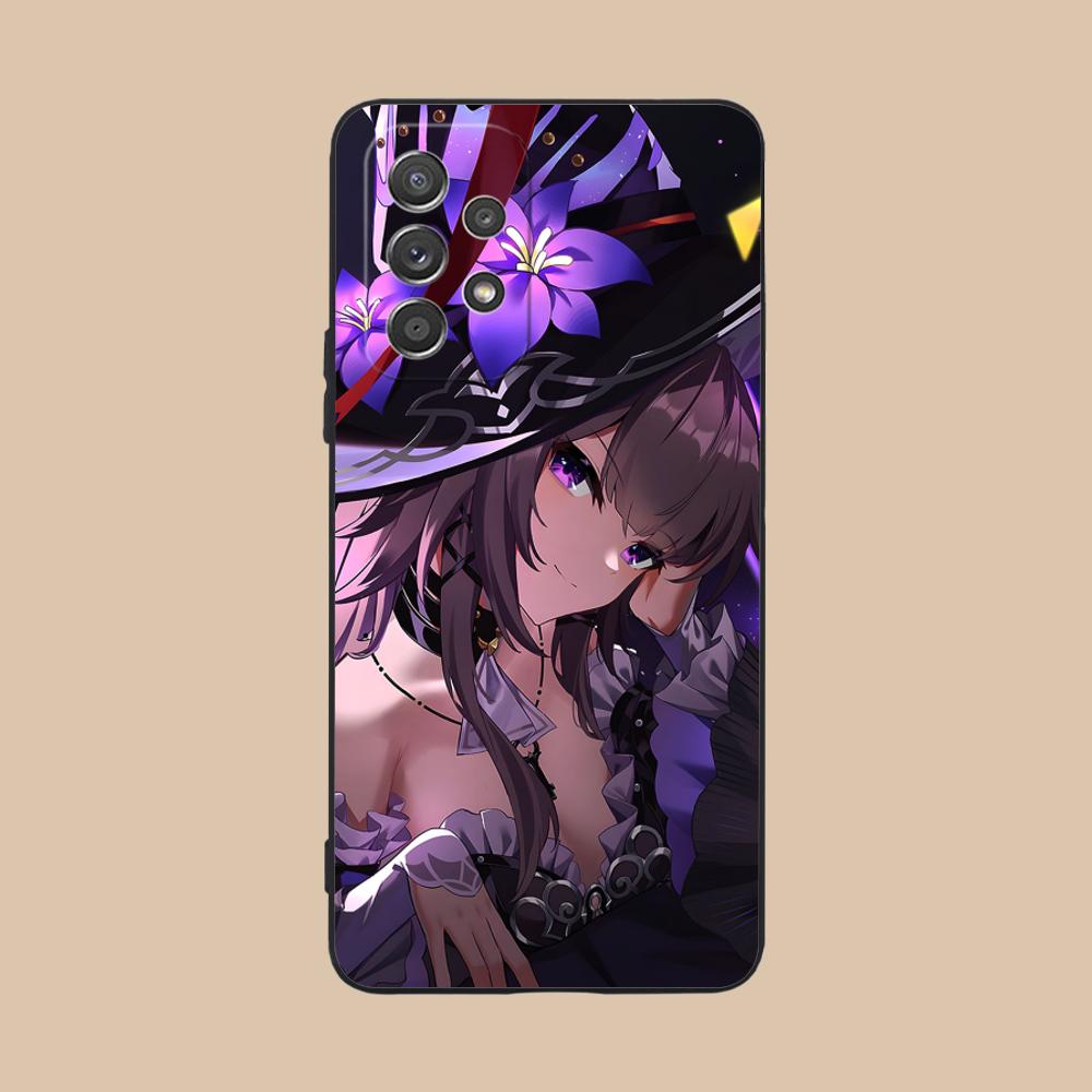 HSR Herta Матовый ТПУ Чехол для Мобильного Телефона для Samsung Galaxy M55 54 42 35 34 33 32 23 22 15 14 13 12 F55 5G Цветной Чехол