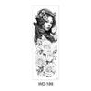 Long Flower Full Arm Waterproof Temporary Tattoo Stickers