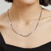 925 Sterling Silver Italian Snake Chain Necklace - Stylish, High-End, Versatile Accessory
