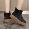 2024 Новые сапоги для женщин Модные повседневные сапоги на платформе Плюшевые теплые зимние сапоги для женщин Зимняя обувь из хлопка с высоким верхом Botas Mujer