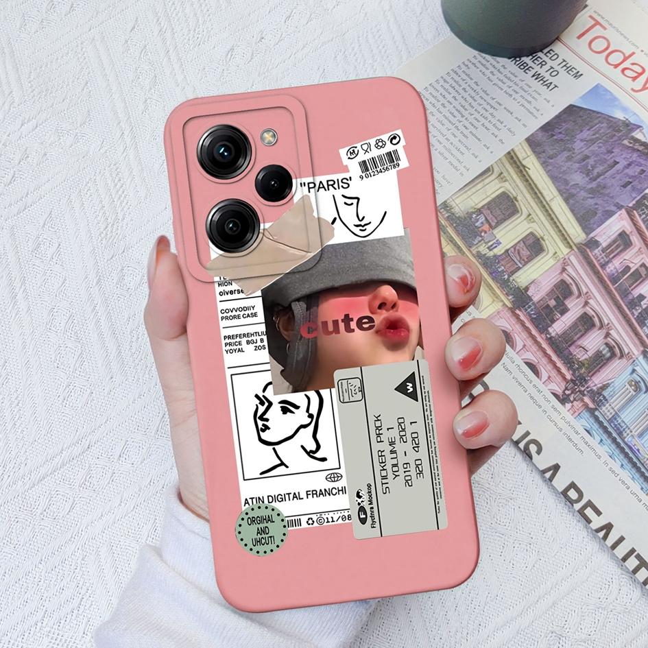 Чехол для телефона Xiaomi Poco C40 C55 M3 M4 Pro X3 X4 X5 Pro, мягкий жидкий силикон, матовый чехол с защитой от падения, защита камеры для мальчиков и девочек, бампер для Xiaomi Poco