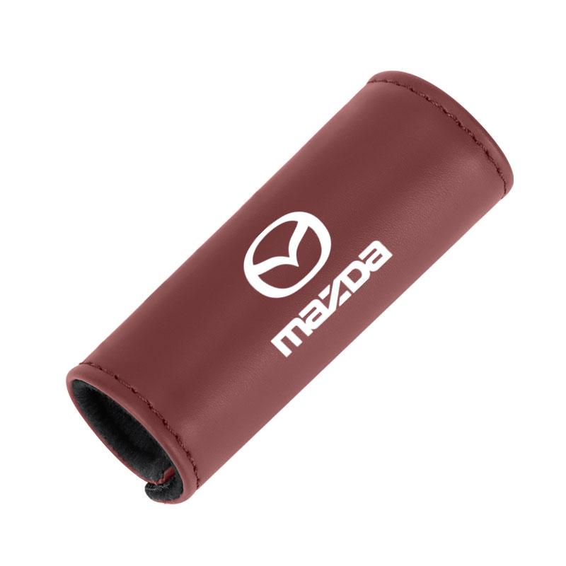 Car Roof Pull Handle Protective Cover Leather Door Handles Case For Mazda 2 3 6 5 Atenza CX3 CX5 MX5 CX7 Axela CX30 CX90 CX60 CX b2w