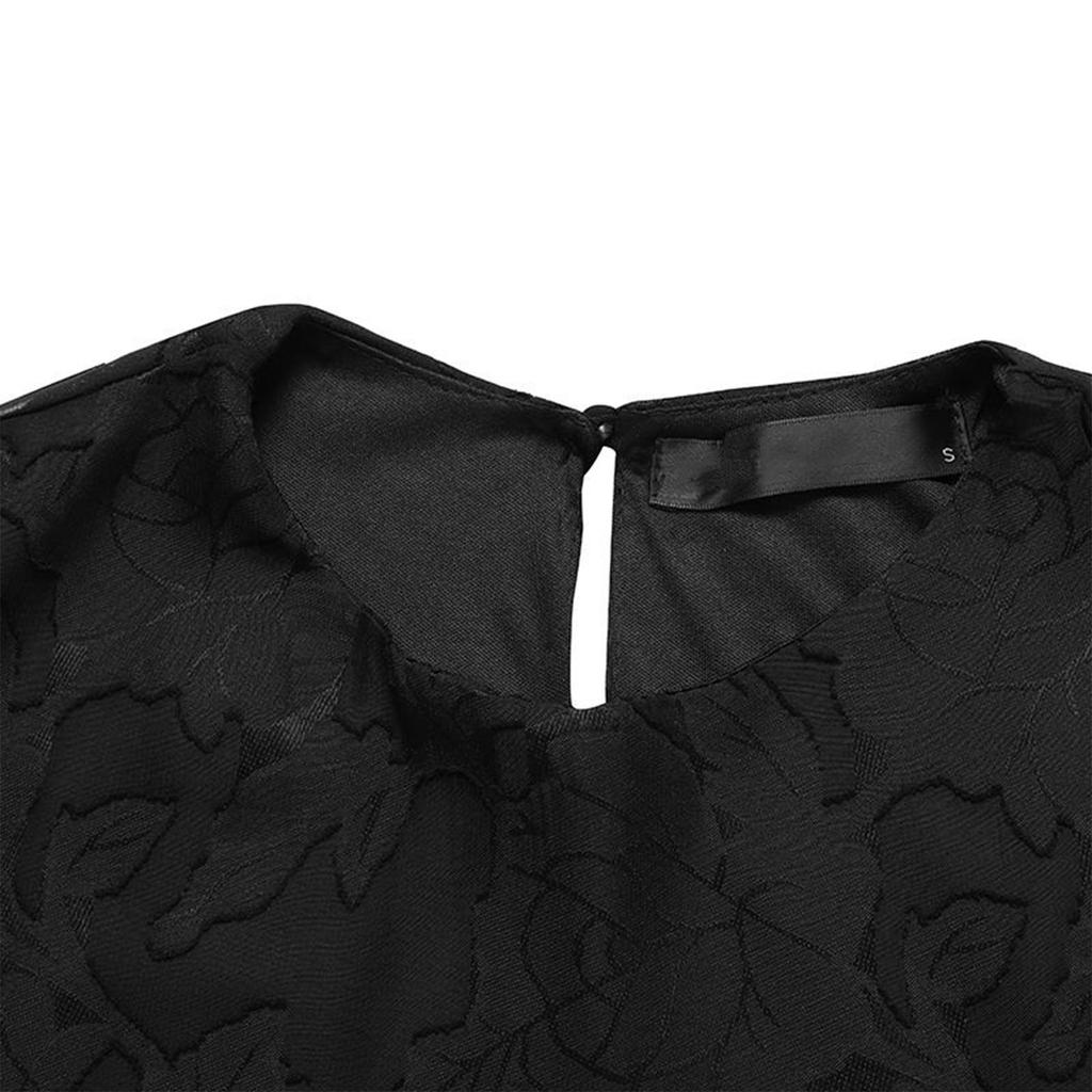 Women's Vest Dresses Summer Spring Pleated Bohemian Dresses Cute Sleeveless Flowing Beach Straight T-Shirt Tank Dresses Round Neck Dresses