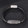 Trendy Leather Bracelet Men Charm Bracelets & Bangles Handmade Jewelry