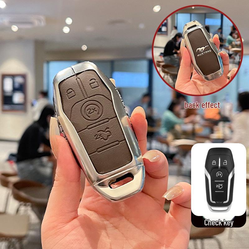 Compatible Key Case for Ford Taurus, Explorer, Mustang (2017-2018 Models)