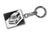 Custom Keychain Toyota Sienta NCP80G Base: Black, Silver