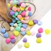 Colourful Heart Shape Acrylic Loose Spacer Beads for Jewelry Making DIY Accessories