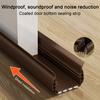 93CM Door Bottom Sealing Strip with Brush Under-Door Sweep Weather Stripping Light Noise Dust