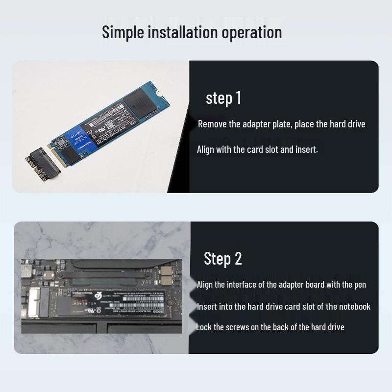 Адаптер JiaYi M.2 NVMe SSD для MacBook Pro/Air