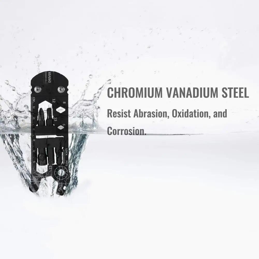 16 в 1 портативная отвертка из нержавеющей стали, линейка, многофункциональный MTB горный велосипедный гаечный ключ, инструмент для ремонта велосипеда