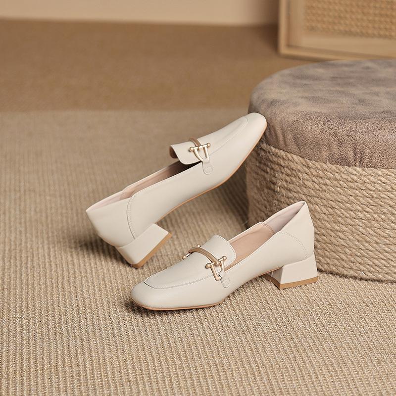 Женские туфли на массивном блочном каблуке, удобные туфли-лоферы на низком каблуке, туфли-лодочки с квадратным носком, туфли на толстом каблуке, закрытые туфли для свадьбы, вечеринки, офиса, для женщин