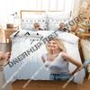 3D Печать Захиде Комплект Постельного Белья Односпальный Полуторный Двуспальный Queen King Размер Комплект для Кровати Взрослый Детская Спальня Комплекты Пододеяльников Аниме Постельное Белье