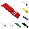 1 Pair Long Socks Striped Pattern Anti-slide Polyester Unisex Football Soccer Socks for Sports