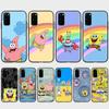 ST83 Lovely Spongebob Case for Samsung A04 A14 A23 A34 A54 M23 M33 M52 M53 Realme 10 9 C30S C35 C55 VIVO Y02S Y21 Y33S Y51 X80 Pro Clear Cover