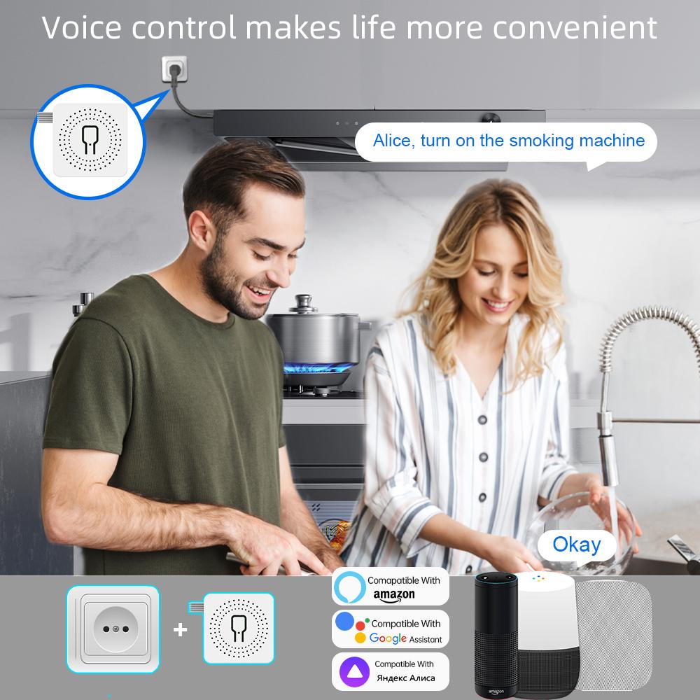 Tuya ZigBee 3.0 Умный модуль переключателя 1/2/3/4 канала Двухстороннее управление Автоматический выключатель Таймер Работает с Alexa Google Home Приложение Smart Life
