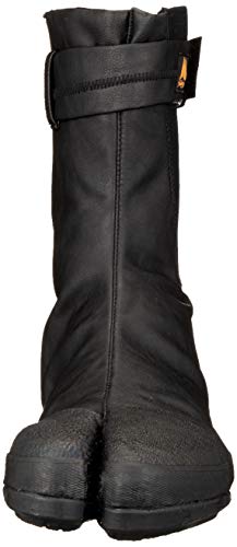 Мужские защитные ботинки таби Soukaido Twin Hooves TH-302F с подноском и ластовицей, синтетическая кожа, молния, черные, размер 27 см