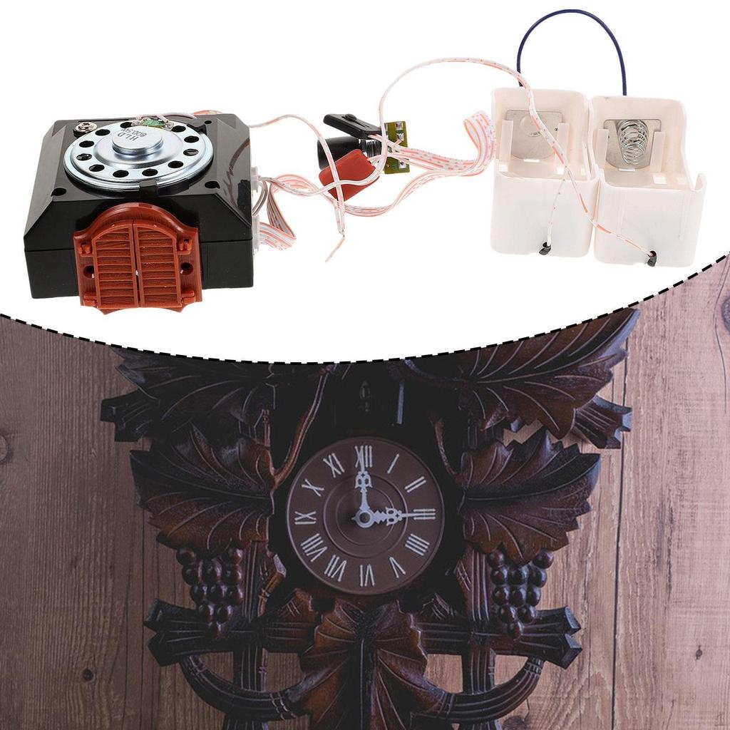 Cuckoo Wall Clock Movement Easy To Install Vintage Design Elegant Durability for DIY Professional
