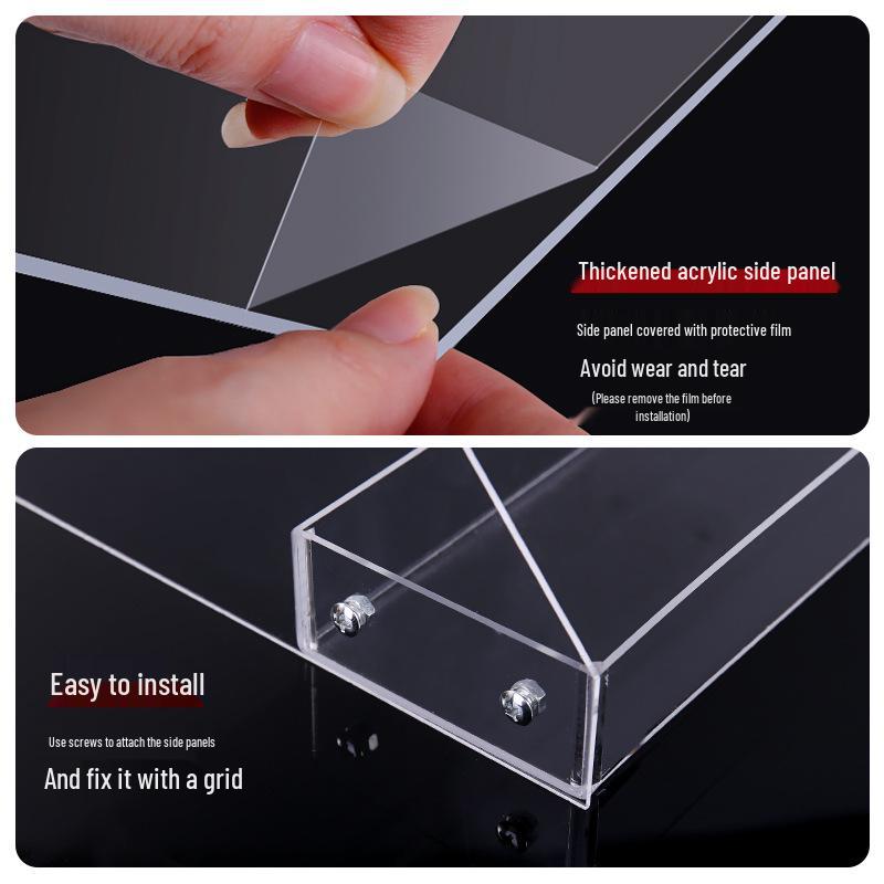 Акриловая ступенчатая стойка для демонстрации сигарет и напитков