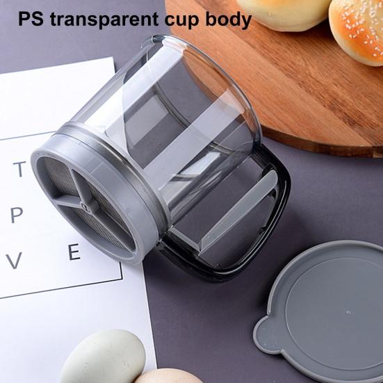 Сито для муки. Легкое просеивание муки. Ручное двухслойное прозрачное антикоррозийное сито для муки для гладкой выпечки.