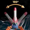 Игрушечная пусковая установка для ракеты Летающая пенопластовая ракета Насос с педалью Детская надувная Прыжки На улице Интерактивная игра