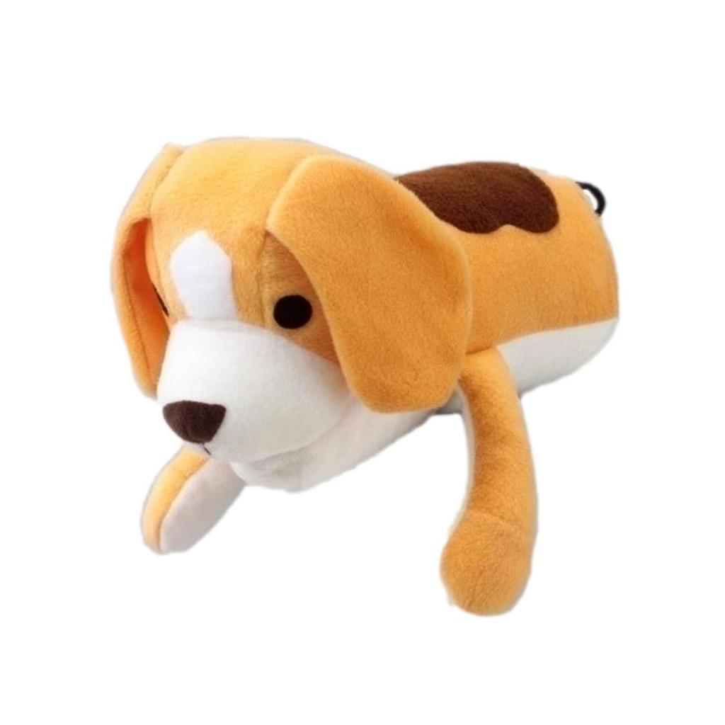 Animal Mittens Beagle Glove Squeaky Tug Toy for Dogs