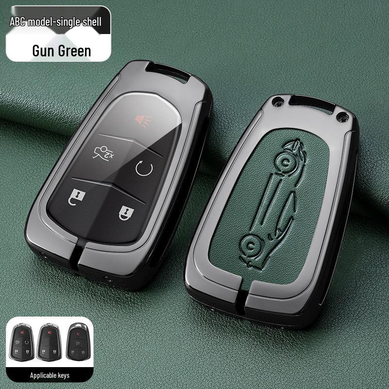 Премиальный металлический чехол для ключа Cadillac XT5, CT5, XT4, XT6, CT6, XTS, ATSL, CT4