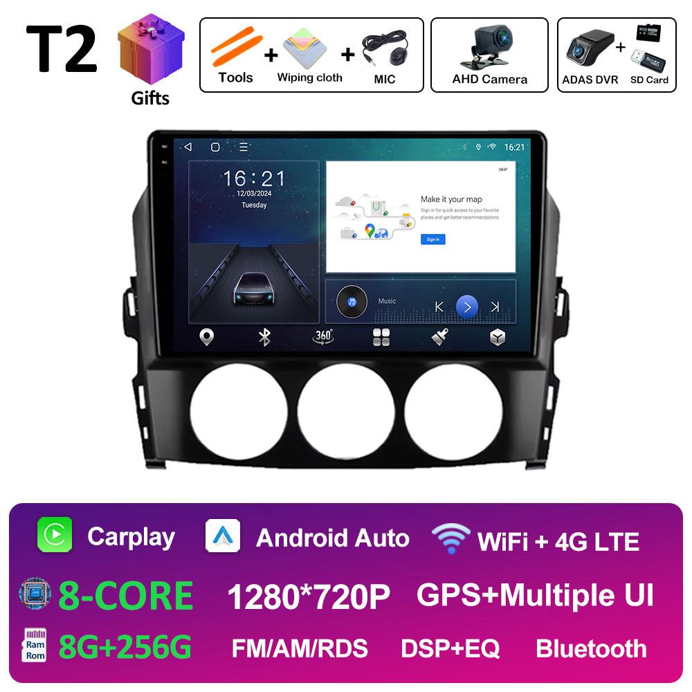 Интеллектуальная система GPS-навигации для Mazda MX-5 MX5 MX 5 NC 2005 2006 2007 2008 - 2015 Android Auto Беспроводной Carplay WIFI BT 4G