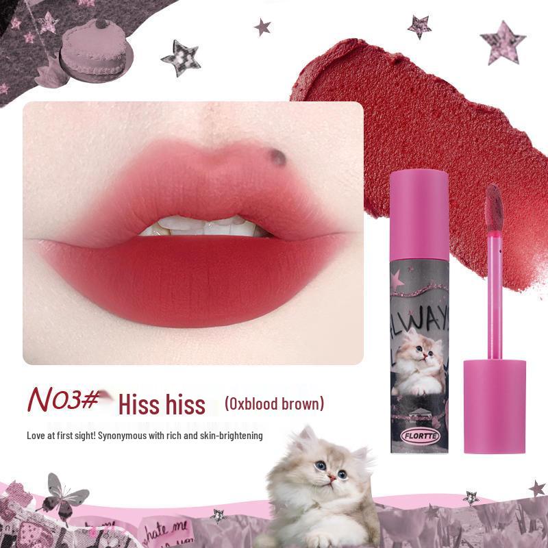 Flortte Velvet Matte Lip Cream в оттенке Kitten Milk Cake - Нелипкая формула