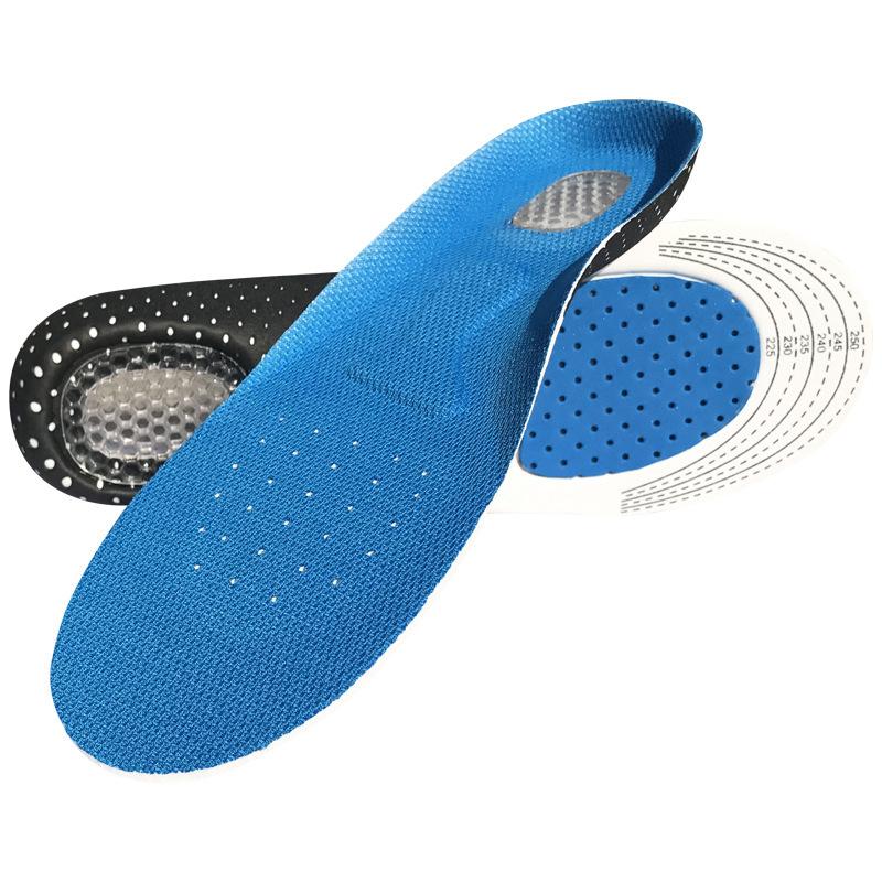 1 пара новых модных женских и мужских гелевых ортопедических спортивных стельок для бега, вставка для обуви, поддержка свода стопы, подушка для пятки