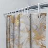 Роскошный мраморный набор штор для душа Белый Золотой Черный Серый Декор для ванной комнаты Водонепроницаемый принт Водонепроницаемый коврик для ванной Коробка для хранения салфеток