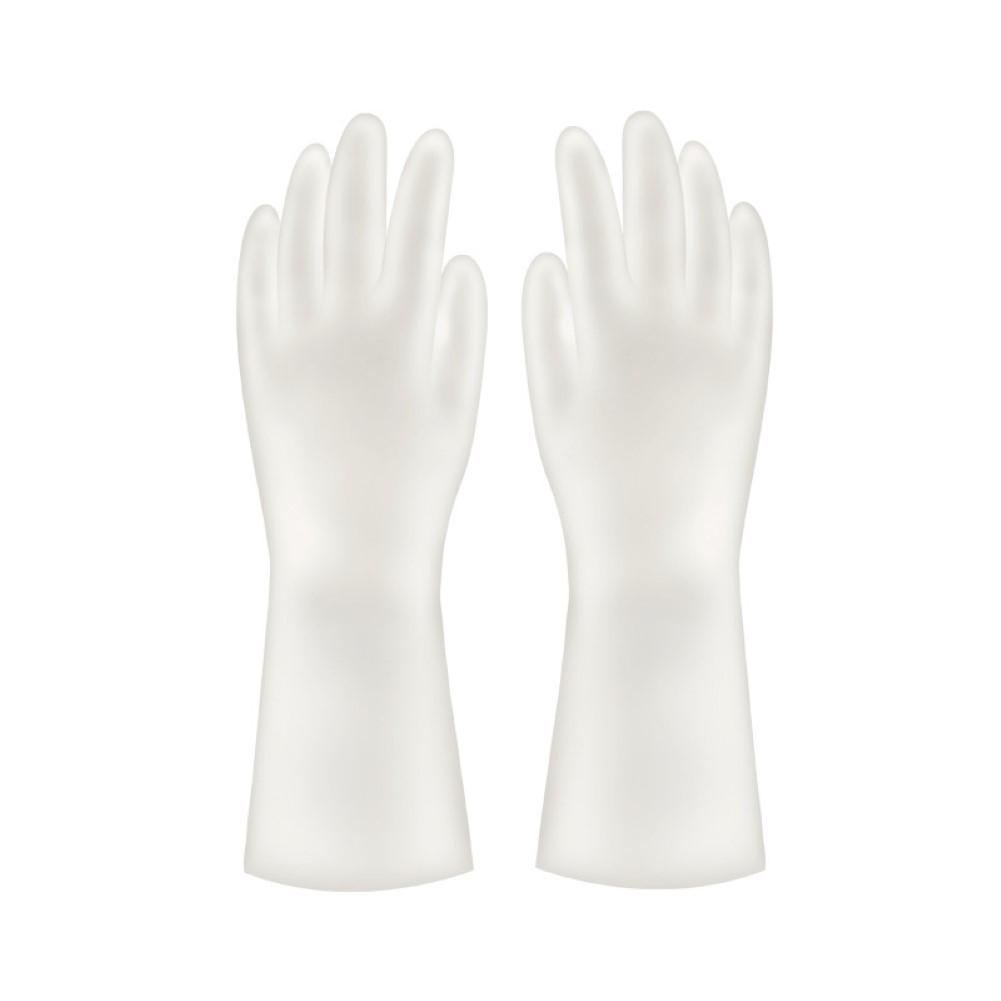 Life House Waterproof Reusable Kitchen Washing Gloves Cleaning Protective Rubber Household