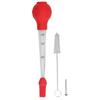 Turkey Baster Needle with Sauce Brush Barbecue Oil Drip Seasoning Tube Tools Sauce Needle Red