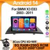WIFI Android 13 For BMW X3 E83 2003 - 2011 Car Radio Video Player CarPlay Android Auto GPS Bluetooth Navigation No 2din DVD QLED