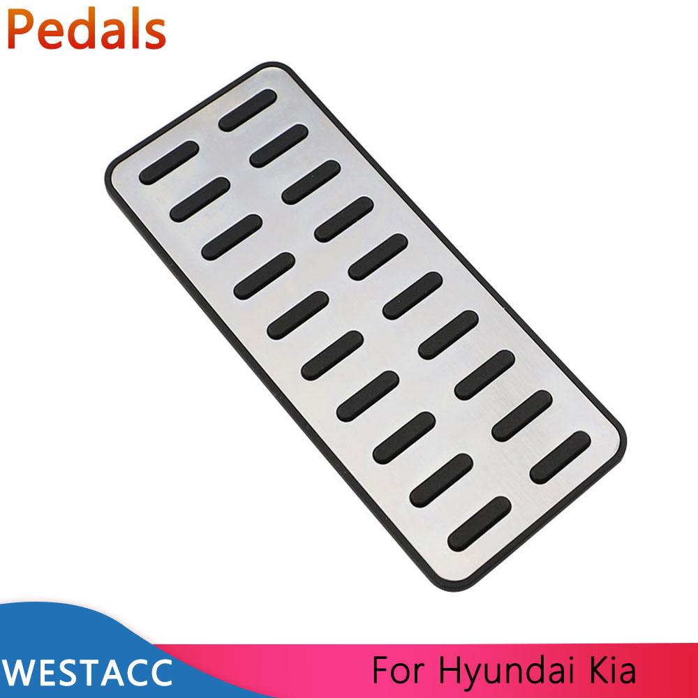 Автомобильный чехол для педали с мертвой педалью для Hyundai Ix25 Creta Accent Verna Solaris Elantra I30 для Kia K2 Rio Soul KX3 K5