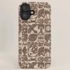 Новый роскошный чехол Clmj с рисунком лилии для iPhone 17 16 15 14 13 12 11 X XS XR Air Pro Max Plus Роскошная двухслойная задняя крышка