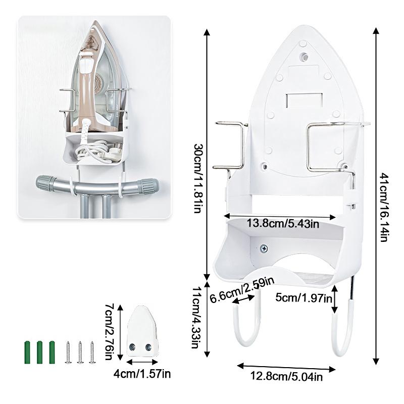 1 шт. настенный держатель для утюга термостойкий портативный крючок для подвешивания удобная вешалка для гладильной доски стеллаж для хранения органайзер для комнаты
