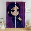 Шторы от комаров для камеры Coralines Window Curtain for Room 2 Panel Halloween Decoration Home Interior Curtains Shades
