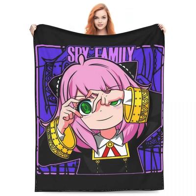 Kawaii Anya Merch одеяла флисовое постельное белье Spy X Family манга пледы удобное легкое покрывало для путешествий
