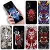 Чехол для телефона с маской самурая Oni для Xiaomi Mi A2 8 9 SE Note 10 10T 11 12 Lite 9T 11T 12S 12T Pro A3 6X 12X, мягкий черный чехол из ТПУ